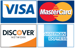 AMEX, Discover, Elo, Visa, MasterCard